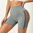 thumbnail image 2 of xfsWaSs Workout Shorts for Women High Waisted Athletic Gym Yoga Shorts with Side Hollow Out Breathable Comfortable Stretchy Biker Shorts, 2 of 4