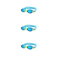 thumbnail image 1 of Toystoory Cómodas gafas de natación de silicona para niños: antideslizantes y antiroturas para varias ocasiones Óptico plano azul amarillo Type1 NO1, 1 of 6