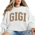 thumbnail image 5 of Gigi Leopard Print Sweatshirt – Cozy Holiday Pullover for Women, Festive Gigi Gift Top, 5 of 7