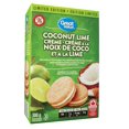 thumbnail image 3 of Great Value Coconut Lime Crème Sandwich Cookies, 3 of 3