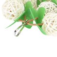 thumbnail image 3 of LNGOOR White Pet Parrot Biting Toy  Rattan Ball with Leaves and String  Bird Swing Chewing Toy for Cage Decoration  Bird Toy for Parrots  Cockatiels  Conures  Macaws  and Other Small Bird, 3 of 9