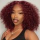 thumbnail image 3 of Peluca de cabello africano corto y rizado para mujer, extensión de cabello falso con cabeza explosiva marrón, estilo europeo y americano, resistente a altas temperaturas, 3 of 3