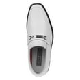 thumbnail image 6 of Joseph Allen Boys Dress Toddler Shoes, White, 10, 6 of 7