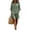Army Green, variant on Short Sets for Women - Short Sleeve Shirts & Wide Leg Shorts Loose fit Casual 2 piece Cotton Linen Sets Outfits(No Bag)