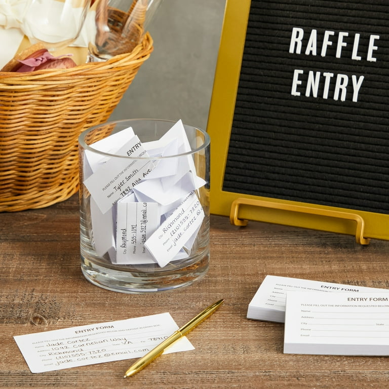未使用品 ラッフルチケット Raffle Tickets 2000組B-0463 Walmart's Yellow Double-Sided Raffle Ticket Roll: 2000