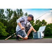 ENGEL 19 Qt Live Bait Pro Cooler with Rechargeable Aerator - Silver 19 Qt