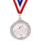 thumbnail image 1 of Medalla Pong 5 Cm Con Cinta para El Cuello Competiciones Fiestas Y Carreras (plata), 1 of 3
