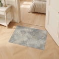 thumbnail image 2 of ODIKA 2'x3' Ultra-Soft Accent Mat, Extra Large Faded Mottled Contemporary Scattered Motifs Neutral None Washable, Bare feet friendly, Easy Care Indoor rug for Bedside, Footrest, 2 of 7