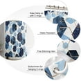 thumbnail image 4 of Polyester Fabric Blue Geometric Shower Curtain, Yellow Modern Abstract Art Aesthetics, Waterproof Bathtub Curtain Bathroom Decor Set with Hooks 48 x 72 Inches,, 4 of 6