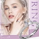 thumbnail image 2 of Plata Mujeres Tendencia de la Moda Completa Zircon Anillo Señoras Joyería Anillos para Mujeres Tamaño 5 11, 2 of 8