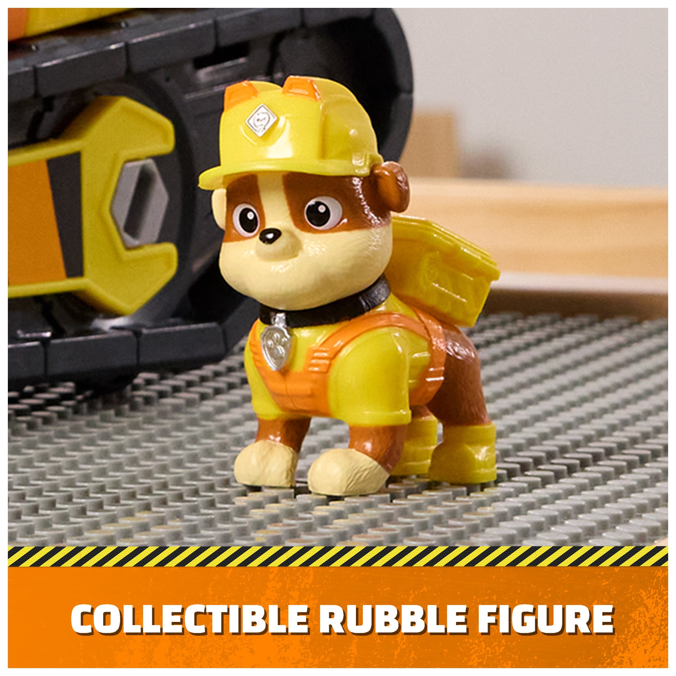 PAW Patrol, Rubble & Crew, Rubble's Ultimate Tool Bulldozer with Rubble & Detachable Tools, for Kids 3 and up