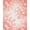 Rose, Pattern 2, variant on ODIKA 4'x6' Machine Washable Non-Slip Area Rug, Coral Bloom Foam Gentle Pink Bath High Traffic Rug, Rose, 121532