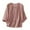 Pink, variant on Uaswgudfs ​Trendy Summer Tops: Relaxed Button-Front Women Blouse with Ruffled Collar & Casual Cotton-Linen Short Sleeve Breathable Comfort