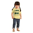 thumbnail image 4 of Dig Being Big Cousin Family Little Toddler Boy Girl T Shirt Infant Toddler Brisco Brands 18M, 4 of 6