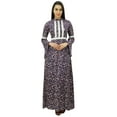 thumbnail image 5 of Bimba Ladies Muslim Maxi Lace Kimono Sleeve Abaya Pashmina Dress Jilbab With Cotton Hijab, 5 of 6