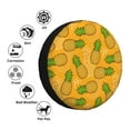thumbnail image 5 of XMXY Tropical Fruit Pineapple Background Spare Tire Cover, Universal Waterproof Cover for Jeep RV Tire Wheel Protection, 15 inch, 5 of 8