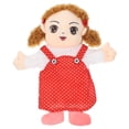 thumbnail image 1 of Interesante marioneta de mano de dibujos animados de peluche para juego de rol, marioneta de mano interactiva, juguete de mano para contar historias, 1 of 7