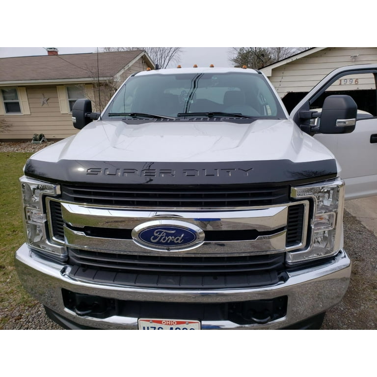 Kojem Black Hood Deflector Bug Shield for 2017 2018 2019 2020 2021 2022 Ford F250 F350 Super Duty