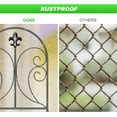 thumbnail image 4 of Decorative Garden Fence .in(H) x .ft(L) Animal Barrier Fence Rustproof Metal Fencing for Yard Dog Rabbits Wire Section Garden Edging Border for Yard Patio Garden, 4 of 7