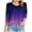 Dark Purple_1, variant on Godom Womens Tops 3/4 Sleeve with Buttons Dressy Casual Blouses Summer Outfits Beach Vacation Plus Size Spring Clothes
