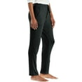 thumbnail image 2 of Natori Women's Ankle Length Soft Stretch Knit Lounge Pant (Heather Black, S), 2 of 3