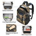 thumbnail image 5 of JIALIOU 14" Laptop Backpack Waterproof Airline Approved Stylish Casual Daypack for Travel Business College Work, Owl Perched on Book, 5 of 8
