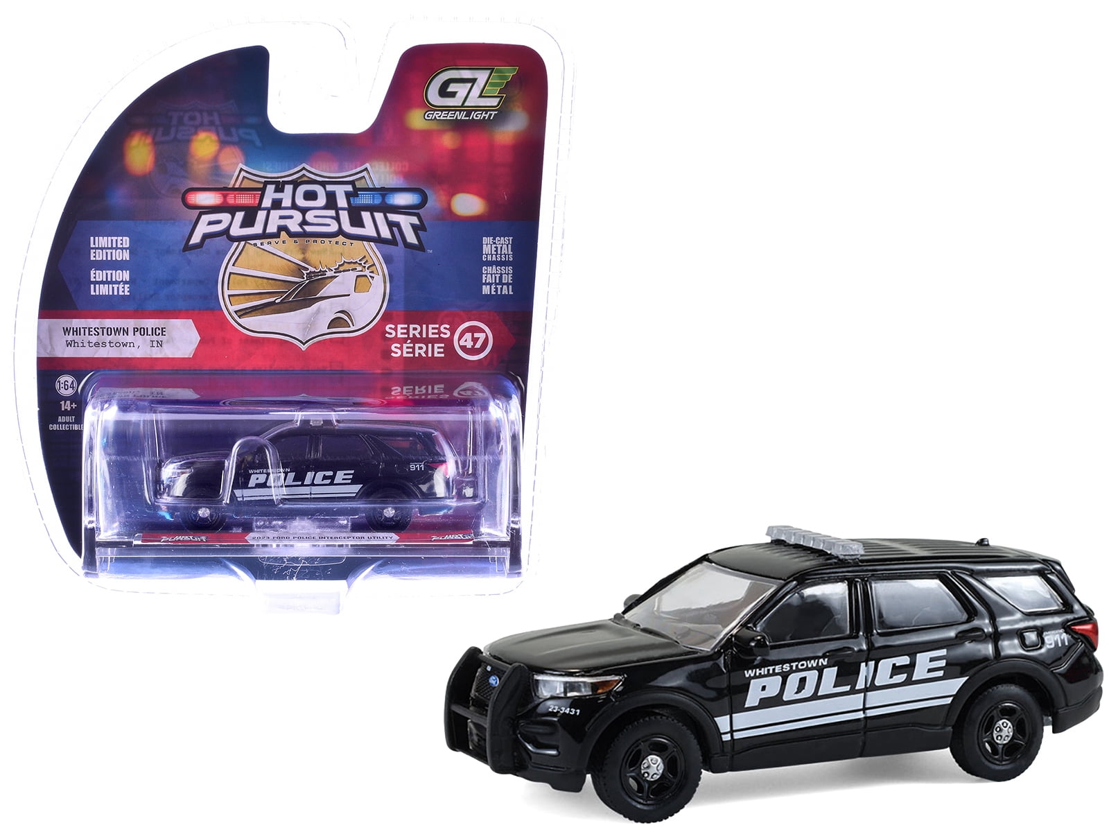 ミニカー Ford CROWN VICTORIA POLICE CAR 1988 - 1991 Ford Crown Victoria Police Interceptor Limited Ed