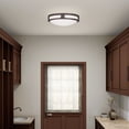 thumbnail image 2 of Livex Lighting Titania Ceiling Mount in Bronze, 2 of 6