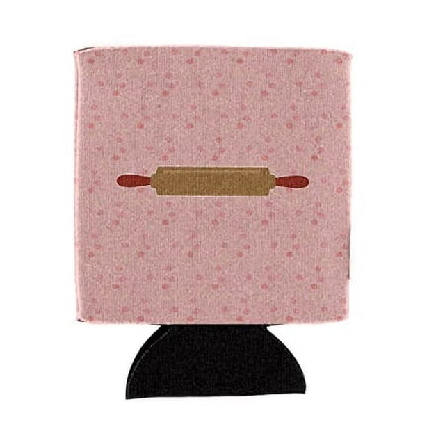 Carolines Treasures BB7271CC Rolling Pin Pink Can or Bottle Hugger, Can Hugger, Multicolor