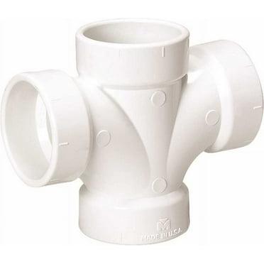 NIBCO C4835HD112 COPY 0 1-1/2 in. PVC DWV All Hub Double Sanitary Tee