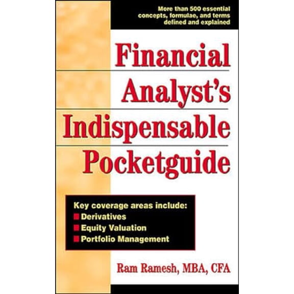 Pre-Owned Financial Analyst's Indispensible Pocket Guide (Paperback) 0071361561 9780071361569
