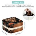 thumbnail image 5 of Leopard Travel Portable Square Display Case Decorative Box Jewelry Stand Earring Holder for Girls and Women: Stores Rings, Earrings, Necklaces, Bracelets, and More, 5 of 6