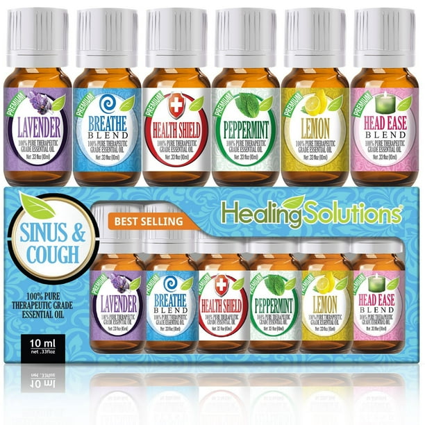 Healing Solutions Sinus Relief Therapeutic Grade Essential Oil, 10 ml