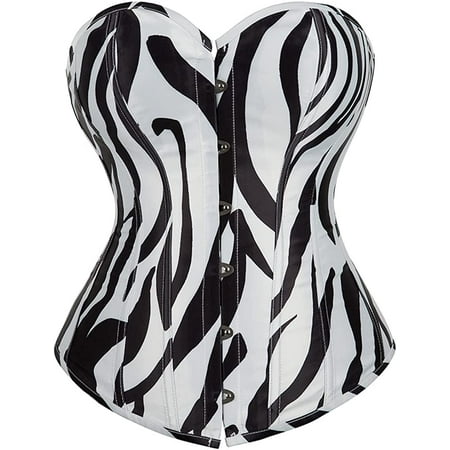 

QWZNDZGR Corsets for Women Plus Size Black Corset Sexy Bustier Corset Top Lingerie