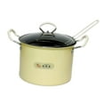 thumbnail image 3 of CarpNettore Deep Fryer Pot 5.2L Practical with Clear Lid Chicken Fryer Multipurpose Japanese Yellow, 3 of 9