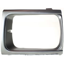 Replacement 3445 Headlight Door Compatible For 1992-1995 Toyota Pickup Left Driver Silver