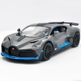 thumbnail image 2 of The 1:24 scale is suitable for Bugatti Veyron alloy die-cast car models, equipped with opening doors, lights, sounds and a hand-crank motor. Boys' toy cars, children's birthday gift toy cars., 2 of 8