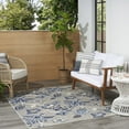 thumbnail image 3 of Nourison Aloha Indoor/Outdoor Blue/Grey 9' x 12' Area Rug, (9x12), 3 of 9