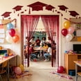 thumbnail image 1 of Class Of 2026 Graduation Foil Fringe Curtains Party Streamer Supplies For Senior Grad Party Wall Door Decor For 2026 Graduation Decoration, 1 of 6
