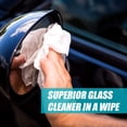 thumbnail image 4 of Invisible Glass 90166 Large Glass Cleaning Wipes for Streak-Free Windows, Mirrors, and Glass, Lint-Free, for Home and Auto, Canister, 28 Count (Pack of 1), 4 of 8