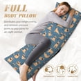 thumbnail image 5 of Lsque French Bulldog Yoga Body Pillow Case Cover,Ultra-Soft Microfiber Bed Pillow Cases 20x54 inches,Elegant Bedding,Breathable Durable Pillow Cover with Envelope Closure, 5 of 8