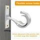 thumbnail image 4 of Curtain Rod Bracket, Fits 28mm (1-1/8") Diameter Curtain Rod Bracket, (white), 4 of 5