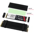 thumbnail image 3 of M.2 SSD Heatsink Aluminum Radiator Solid State Drives Cooler Silicone Thermal Pad For NVME NGFF M2 2280 PCI-E SSD Raspberry Pi 5 black 3mm, 3 of 6