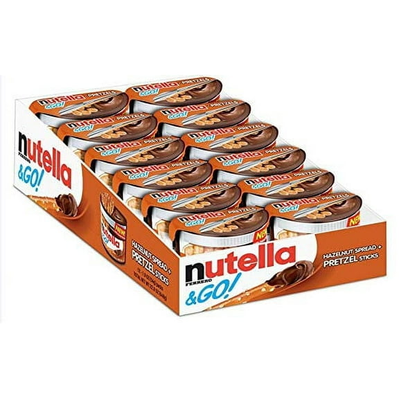 Nutella Hazelnut Spread Plus Pretzels, 1.9 Ounce -- 48 per case.