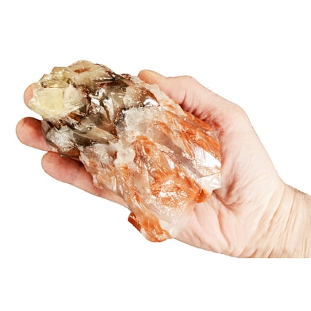 Kidz Rocks Rainbow Calcite 4 1/2" 1 1/2-2 lb Raw Chakra Healing Stone Rock Mineral