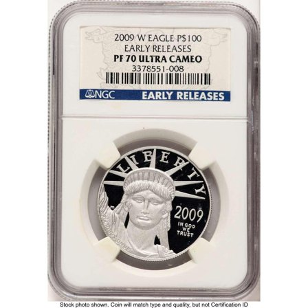 2009-W $100 Proof Modern Bullion Coin NGC PF70   One-Ounce Platinum Eagle - First Strike - HAT783268006