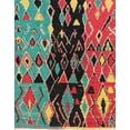 thumbnail image 1 of Ahgly Company Machine Washable Indoor Rectangle Abstract Saffron Red Area Rugs, 8' x 10', 1 of 7