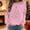 Pink, variant on HOMBOM Womens Christmas Sweatshirt Crewneck Long Sleeve No Hood Christmas Tree Print Pullover Lightweight Loose Casual Fall Winter Tops