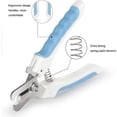 thumbnail image 4 of Cortauñas para perros y gatos, cortauñas para perros, con cierre de seguridad y lima de uñas, apto para gatos y perros (azul), 60g, 4 of 5