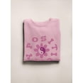 thumbnail image 3 of Positivity With Groovy Flower Sweatshirt Women -Image by Shutterstock, Female Medium, 3 of 4